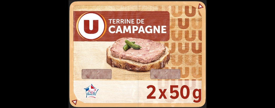 Visuel N°4 du produit rappelé : Pluieurs références de Pâtés, moussesterrines U