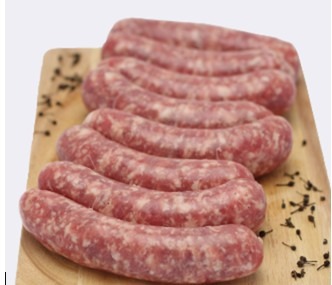 Saucisses types toulouse de cochon charcutier