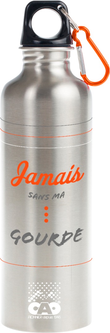 Illustration produit - Gourde  jamais sans ma gourde  0,5 l