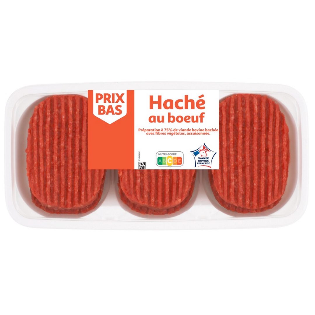 Visuel N°2 du produit rappelé : AUCHAN SH STRIE 6X100G (AUCHAN et PRIX BAS)