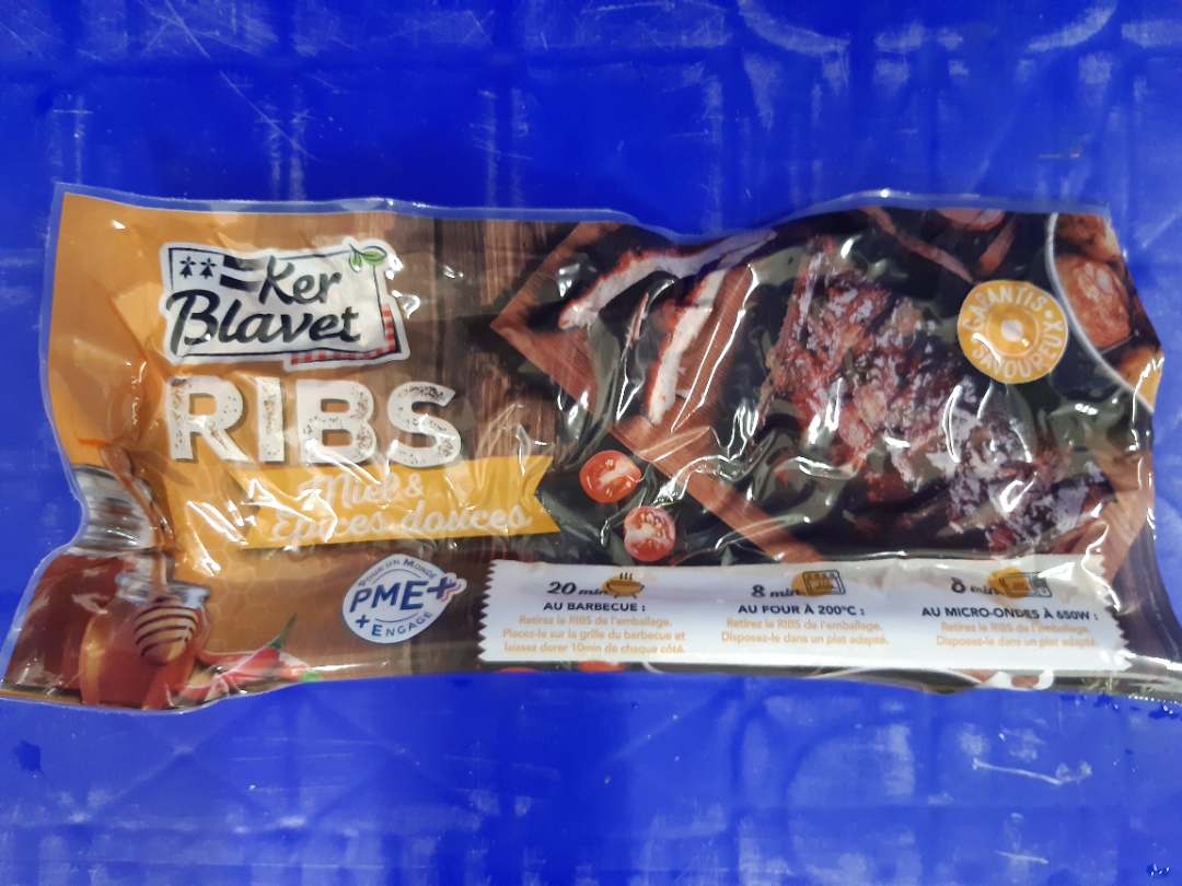Ribs au miel et epices douces