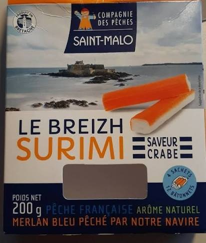 Visuel N°5 du produit rappelé : Batônnets de surimi