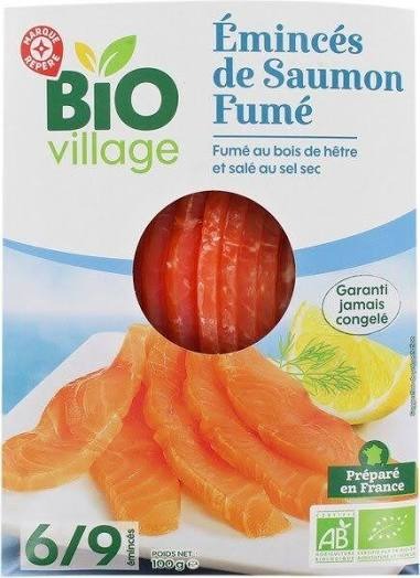 Illustration produit - Saumon fumé et lardons de saumon