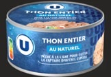 Visuel N°2 du produit rappelé : Thon Entier au Naturel