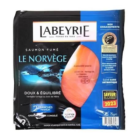 Visuel N°4 du produit rappelé : saumon fumé 