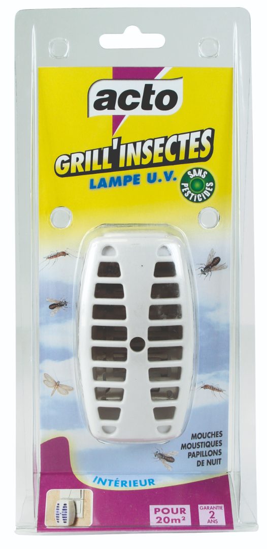 Lampe uv grill'insecte électrique petit modèle