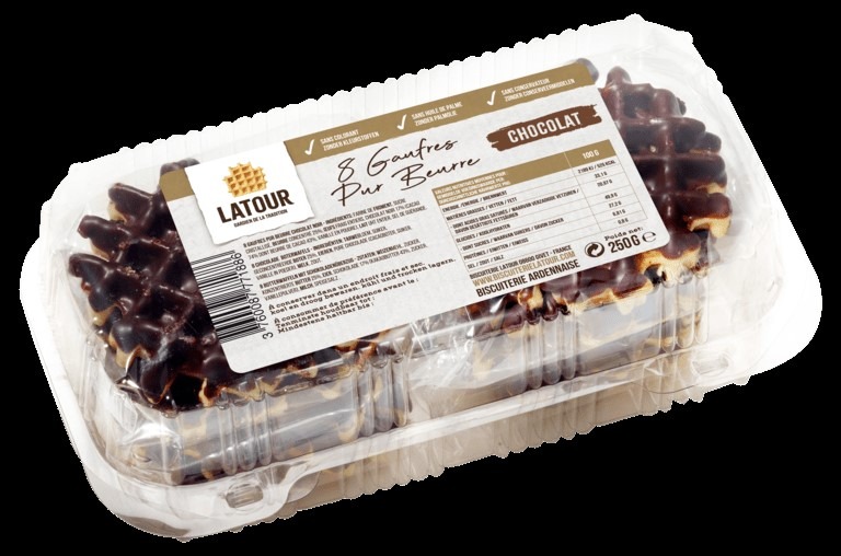 gaufres pur beurre chocolat noir latour