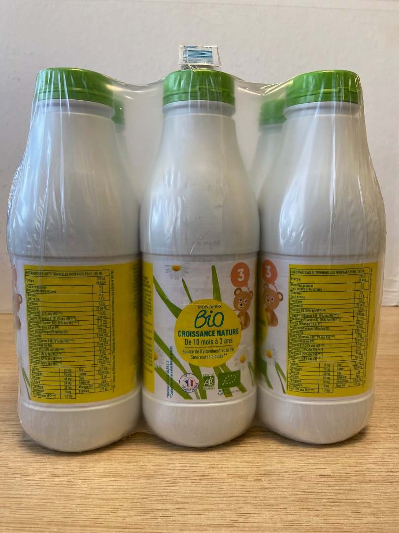 Illustration produit - Croissance nature bio monoprix