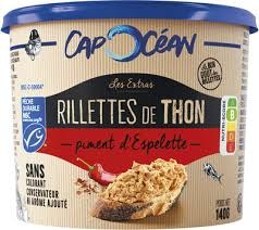 Visuel N°2 du produit rappelé : rillettes de thon - rillettes de saumon
