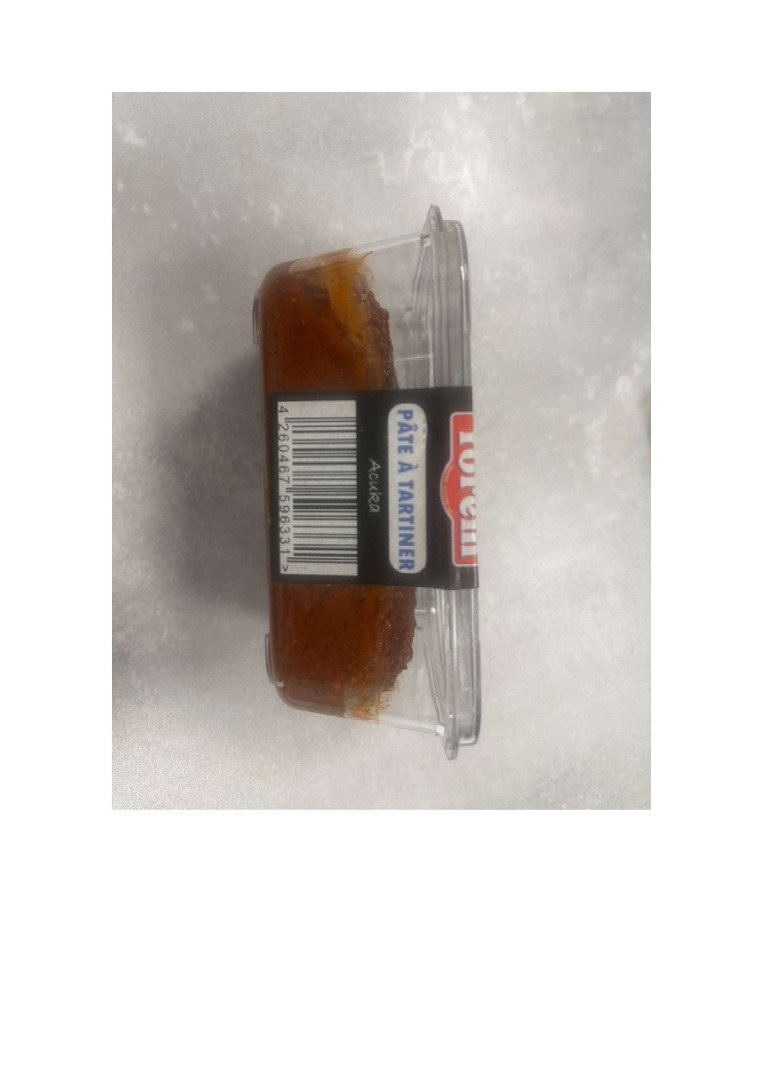 Visuel N°3 du produit rappelé : Pâte à tartiner Acuka 200 g