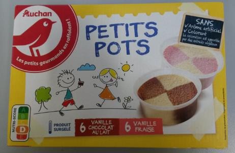 Rappel Consommateur Detail Auchan Kids Rik Et Rok Pots Vanille Fraise Et Vanille Chocolat 60ml X12 Auchan