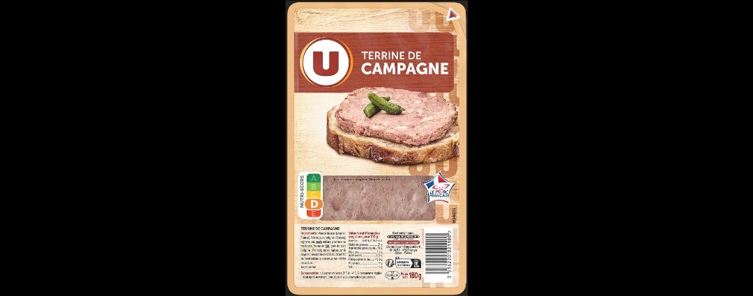 Visuel N°3 du produit rappelé : Pluieurs références de Pâtés, moussesterrines U