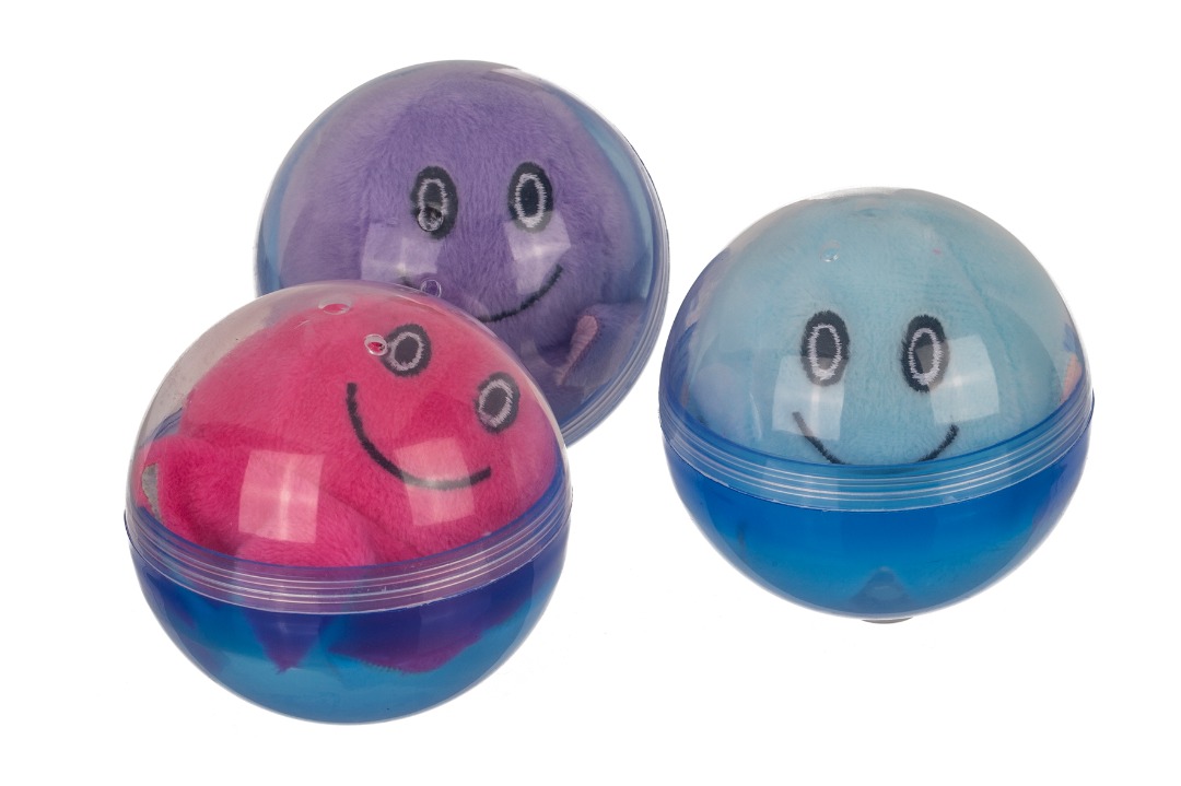 Visuel N°2 du produit rappelé : Peluche poulpe réversible en capsule plastique