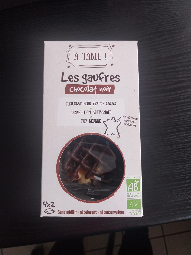 gaufres pur beurre chocolat noir latour