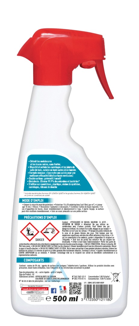 Spray anti-moisissures