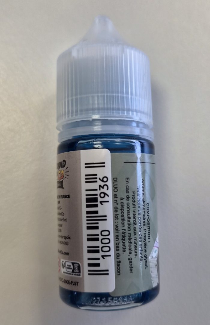 Visuel N°2 du produit rappelé : Arôme concentré pour cigarette électronique Walter 30 ml