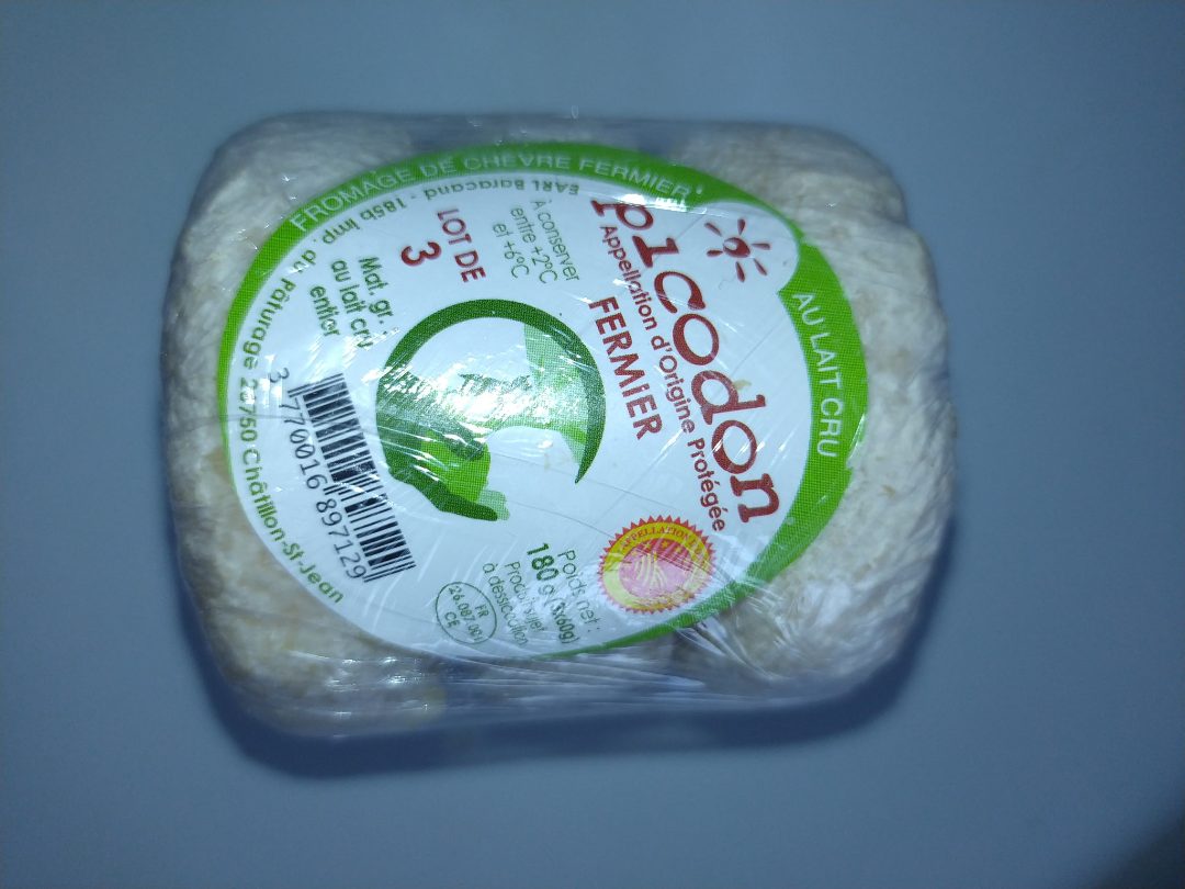 Visuel N°2 du produit rappelé : Picodon