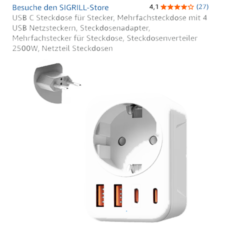 Adaptateur d'alimentation usb