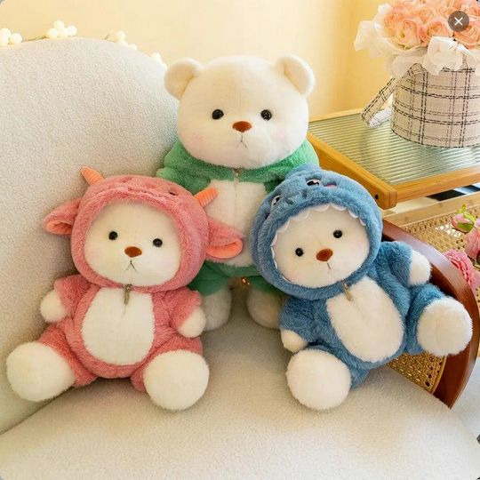 Visuel N°2 du produit rappelé : Kawaii Bear , animaux en peluche, costume, poupée douce, cadeaux d'aniversaires et noel pour filles et garcons