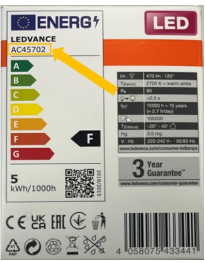 Visuel N°2 du produit rappelé