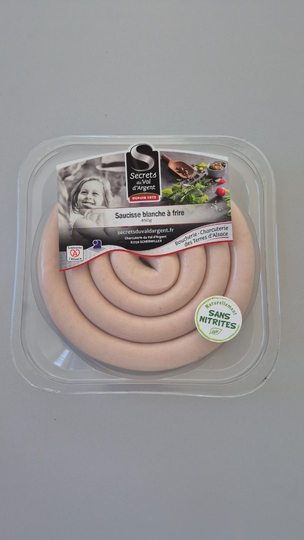 saucisse blanche a frire 450g