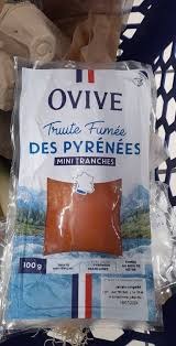 Visuel N°2 du produit rappelé : truite fumée 