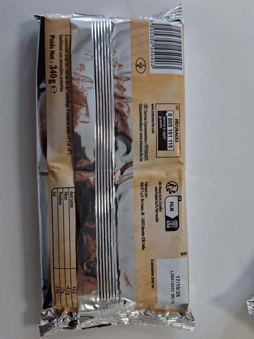 Visuel N°2 du produit rappelé : Tranchette BURGER CHEDDAR PATURAGES 340g 