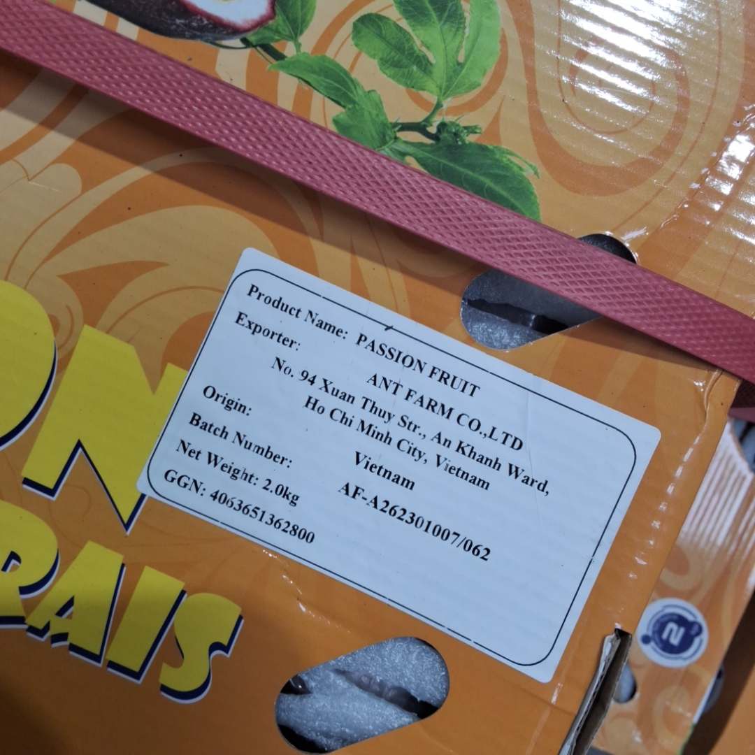 Visuel du produit rappelé : fruit de la passion vietnam