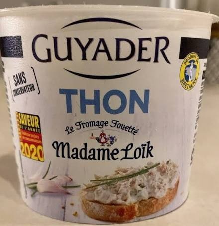 Visuel N°3 du produit rappelé : Terrine de poisson et tartinable de thon