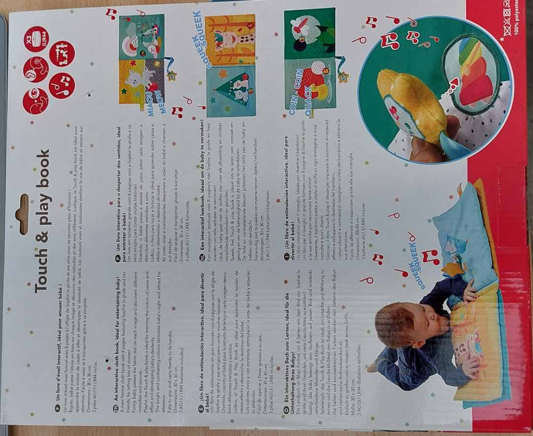 Visuel N°2 du produit rappelé : Mon premier livre interactif Touch & Play