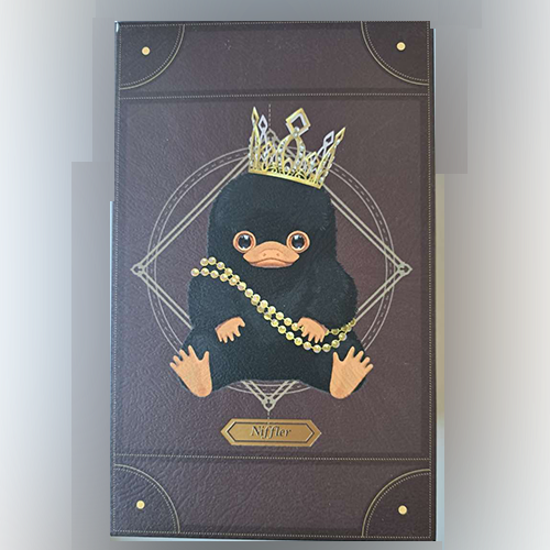 Hasbro véritable poupée en peluche niffler de la série fantastic beasts de harry potter / figurine en jouet souple