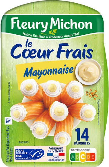 Visuel N°2 du produit rappelé : Batônnets de surimi