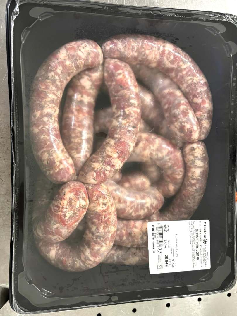Visuel N°4 du produit rappelé : Viande hachée de porc rayon vendu au rayon  traditionnel