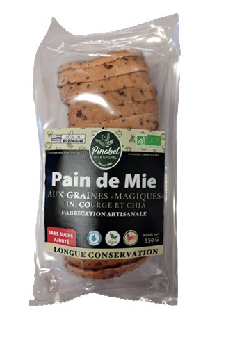 pain de mie graines magiques lin / courge et chia