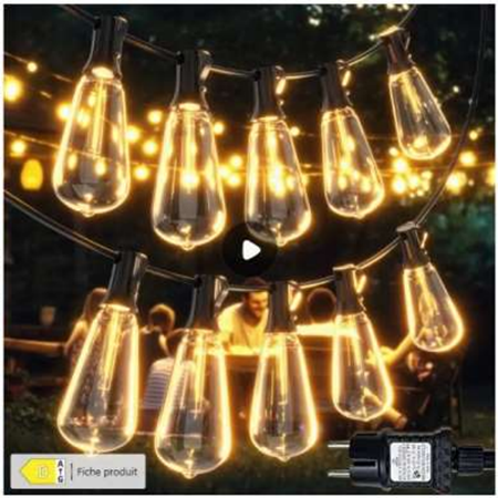 G40 led globe light bulbs chaîne d'éclairage