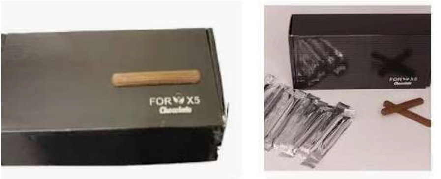 Visuel N°3 du produit rappelé : FOR X5 Chocolate, ForX5 Coffee, FOR X5 mixed lemon tea