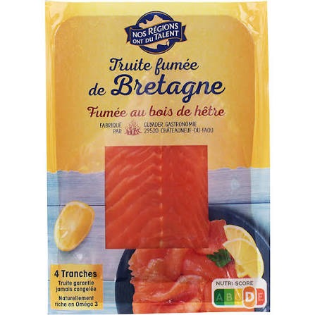 Visuel N°2 du produit rappelé : truite 
