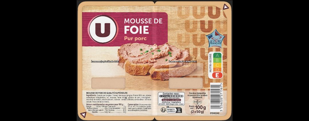 Visuel N°5 du produit rappelé : Pluieurs références de Pâtés, moussesterrines U