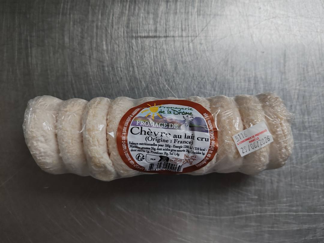 Rouleaux de chèvres secs 500g