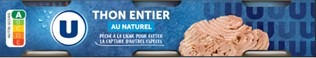 Visuel N°3 du produit rappelé : Thon Entier au Naturel