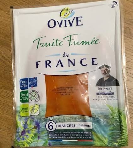 Visuel N°3 du produit rappelé : truite fumée 